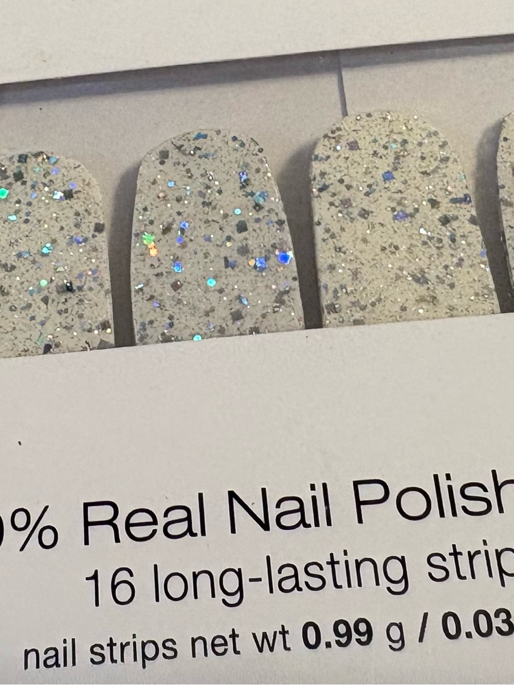 Color Street' Glitter Cold 'Nail Polish Strips